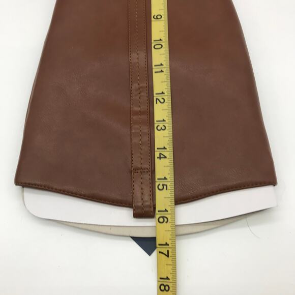 Tommy Hilfiger Womens Diwan2 Riding Boots Brown Block Heel Side Zip 9.5 M New - Picture 8 of 12